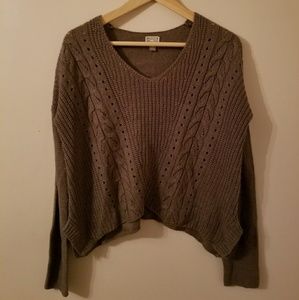 Gray Converse Sweater